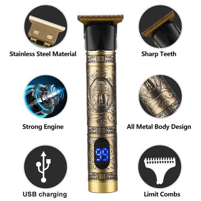 Professional Men Hair Trimmer For Barber Clippers Edges, Barber Set Maquinas Para Cortar Pelo