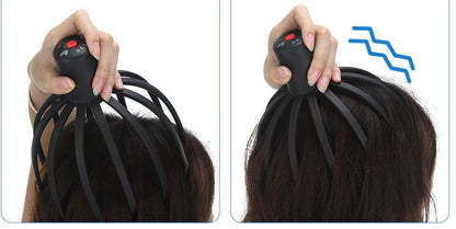 Electric Octopus Claw Massager Stress Relief Therapeutic Head Scratcher