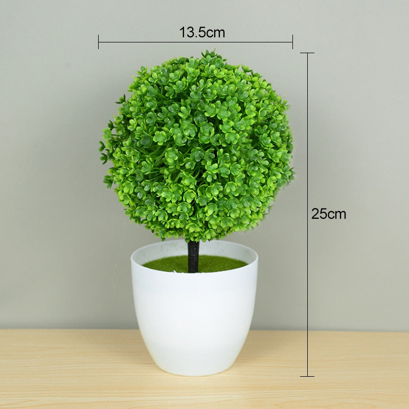 Artificial Bonsai Tree - Lifelike Plant for Home Decor, Perfect Potted Ornament, Low-Maintenance Home room Decoration