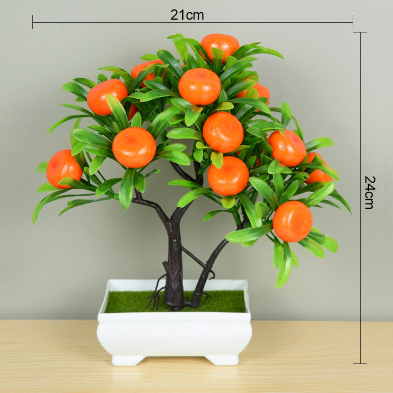 Artificial Bonsai Tree - Lifelike Plant for Home Decor, Perfect Potted Ornament, Low-Maintenance Home room Decoration