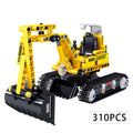 Engineering Truck Tech Building Block City Construction Toy For Children Boy Adults Excavator Bulldozer Crane Car Brick