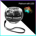 LED Gyroscopic Powerball Autostart Range Gyro Power Wrist Ball Arm Hand Muscle Force Trainer Fitness Equipment