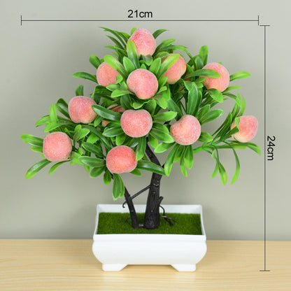 Artificial Bonsai Tree - Lifelike Plant for Home Decor, Perfect Potted Ornament, Low-Maintenance Home room Decoration