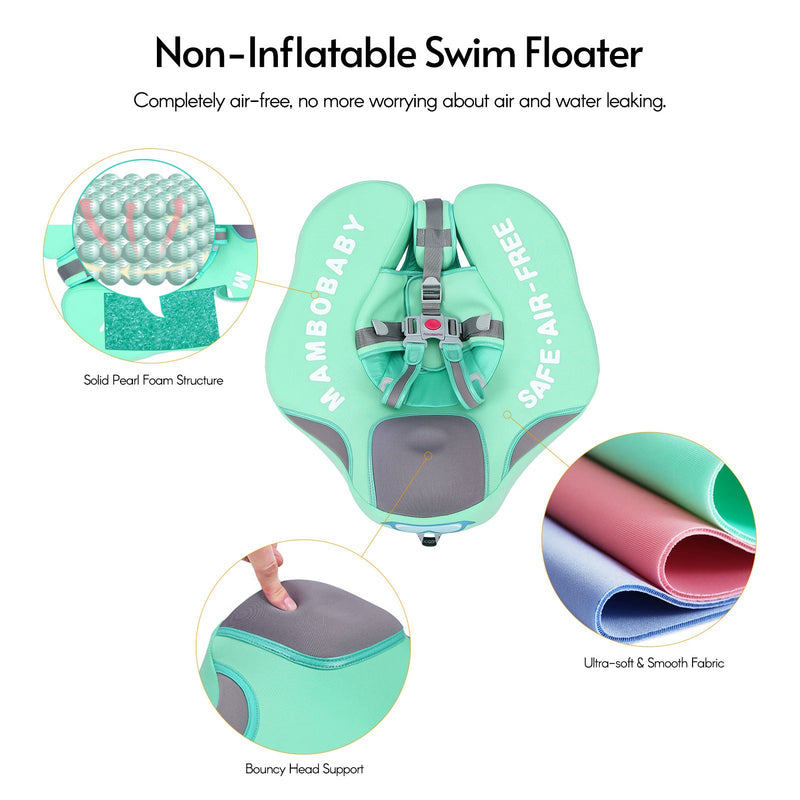 Mam Baby Swim Float with Canopy Non-Inflatable Solid Baby Kids Float.