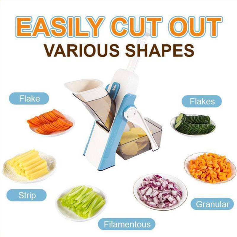 Vegetable Fruits Slicer, Kitchen Chopping Artifact, Multifunctional Safe Cutter