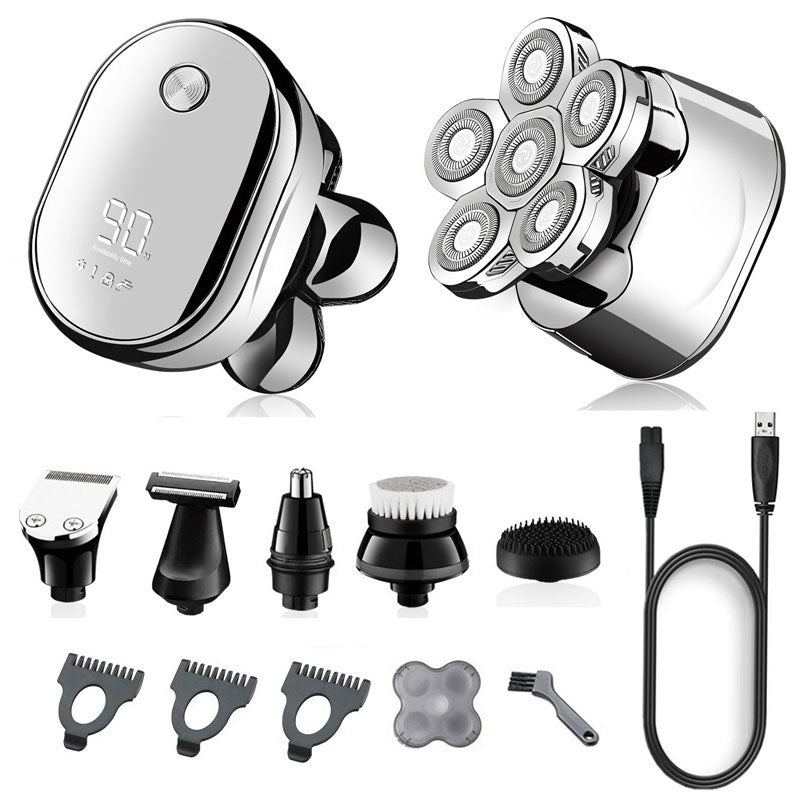 Multi Grooming Kit Digital Display Electric Shaver Hair Trimmer Beard Razor Wet Dry Men & Body waterproof Shaving Machine