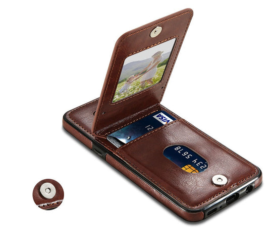 Luxury Retro PU Leather Card Slot Holder Stand Cover Case For Samsung Note 10 pro S10 plus S10 lite S10 Note 9 8 S9 S8 Plus