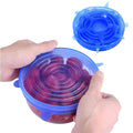 Stretch & Fit Kitchen Utensils Lids- Eco Silicone Stretch Lids (6pcs)