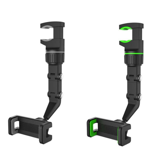 Multifunctional Universal 360° Rotation Mirror Mount Holder Mobile Phone Car Rearview Adjustable