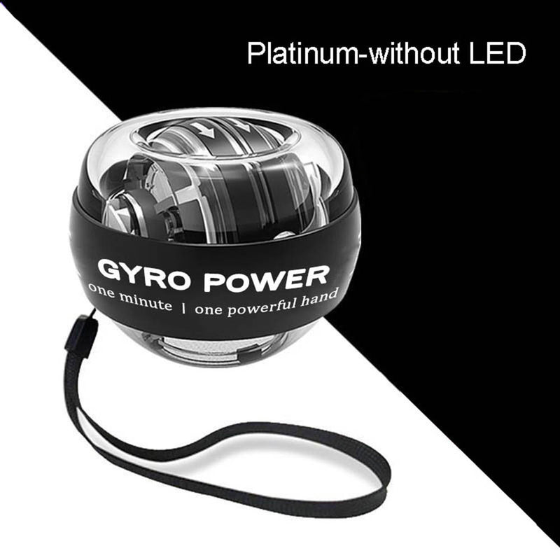 LED Gyroscopic Powerball Autostart Range Gyro Power Wrist Ball Arm Hand Muscle Force Trainer Fitness Equipment