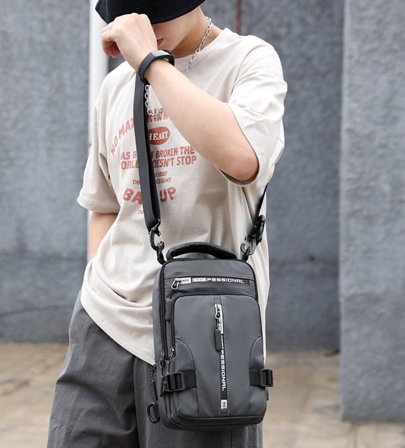 Anti-Theft Waterproof Crossbody Bag, Large Capacity Casual Bag With USB Charging Port