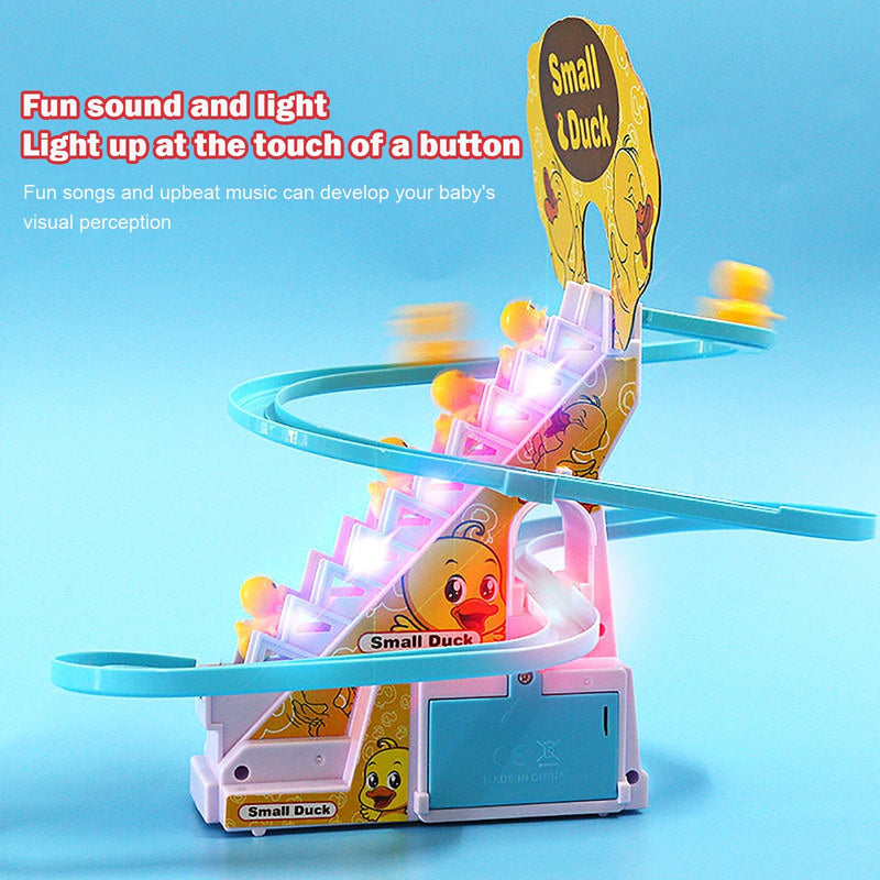 Electric Small Duck Stair Climbing Toy