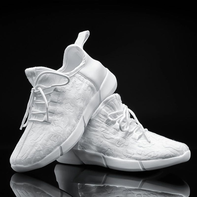 Unisex Led Light up Shoes, Fiber Optic USB Recharge Luminating Sneakers for Adults, Men, Women