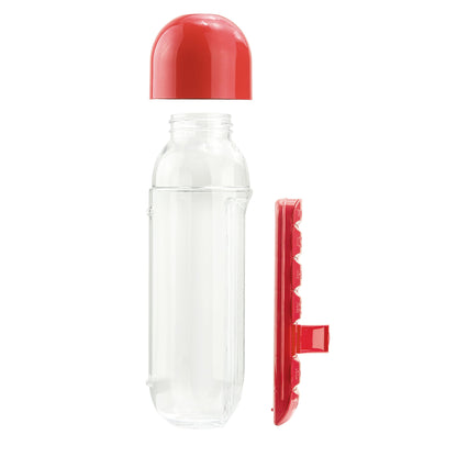 Pill Bottle Daily pill bottle organizer and water bottle 20 ounce