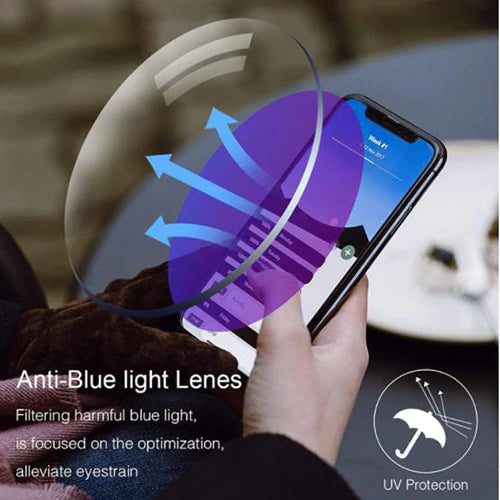 Anti-blue Light Progressive Bifocal Reading Glasses