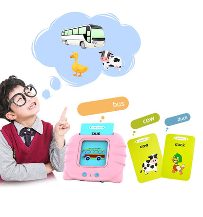 Audible Flashcards For Children, Talking Learning-Cards Reader, Educational Toys for Toddlers & Kids