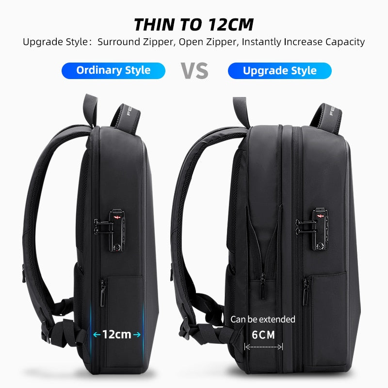 Laptop Backpack Anti-theft Waterproof School USB Charging Travel Bag Design