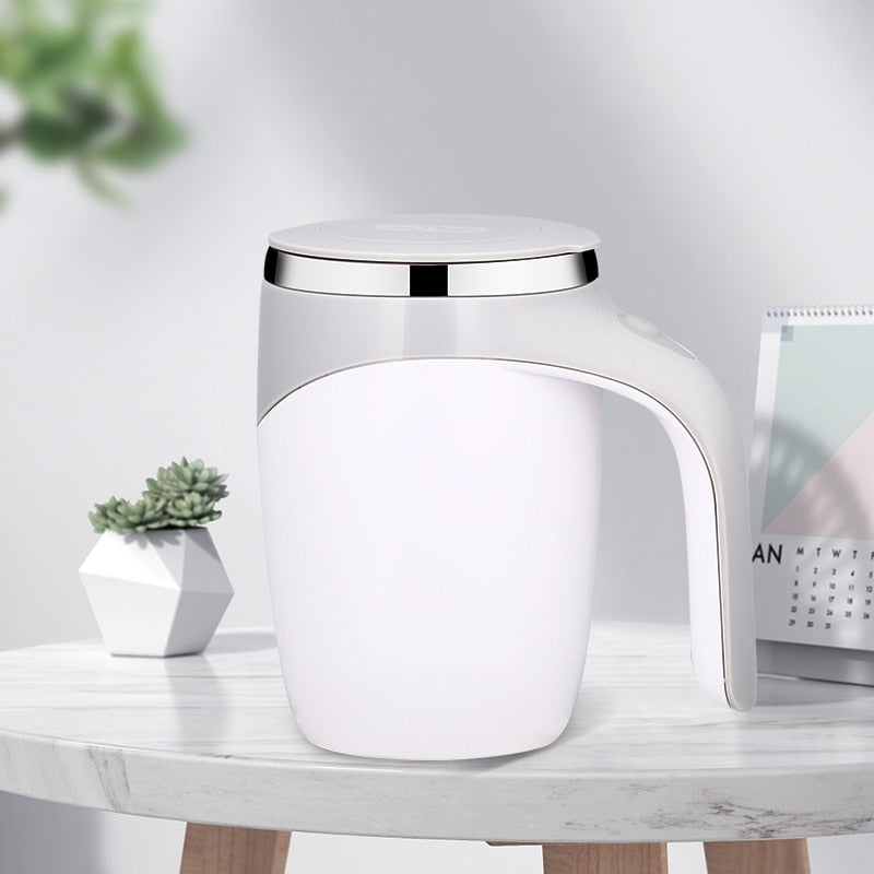 Automatic Stirring Magnetic Mug Rechargeable Model Stirring Coffee Cup Electric Stirring Cup Lazy Milkshake Rotating Cup