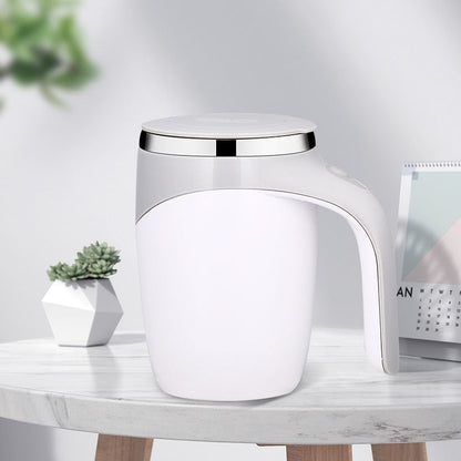 Automatic Stirring Magnetic Mug Rechargeable Model Stirring Coffee Cup Electric Stirring Cup Lazy Milkshake Rotating Cup