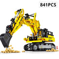 Engineering Truck Tech Building Block City Construction Toy For Children Boy Adults Excavator Bulldozer Crane Car Brick