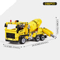 Engineering Truck Tech Building Block City Construction Toy For Children Boy Adults Excavator Bulldozer Crane Car Brick