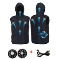 Air Conditioned Clothes Cooling Vest 3-Speed Adjustable Fan Ac Jacket Cooling Sun Protection Cool vest for Summer