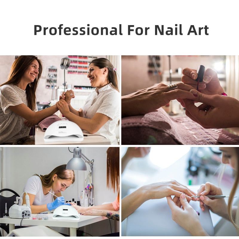 Nail Dryer LED Nail UV Lamp for Curing Gel Nail Máquina para uñas Polish With Motion Sensing Manicure Pedicure