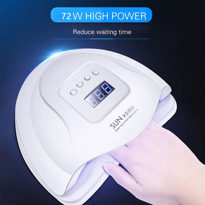 Nail Dryer LED Nail UV Lamp for Curing Gel Nail Máquina para uñas Polish With Motion Sensing Manicure Pedicure