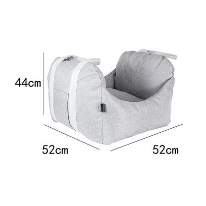 Car Seat Bed: Front First class Portable & Detachable for Small & Medium Dog, Puppy & Cat