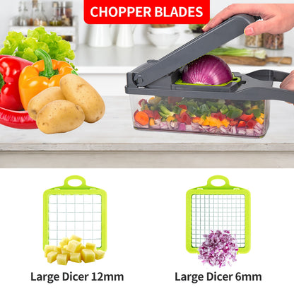 10 in 1 Multifunctional vegetable cutter shredders mandoline slicer veggie grater chopper