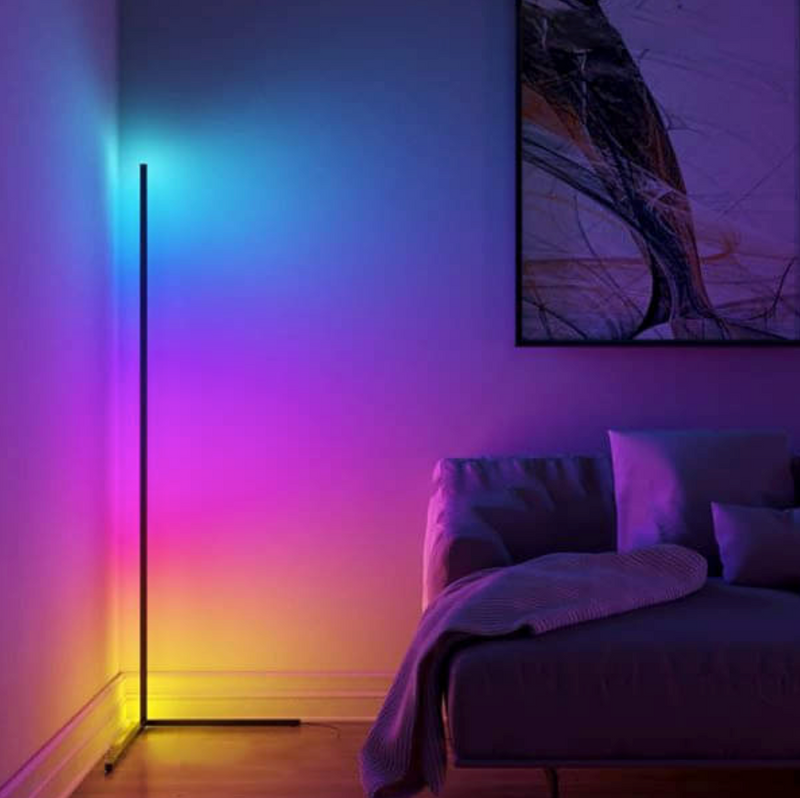 Minimal Line Lamp, Led Corner Rgb Lamp Light