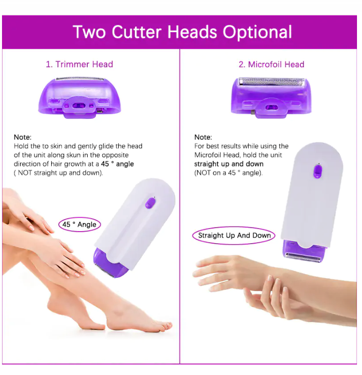 Hair Removal Tool Rotary Body Shaver