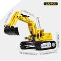 Engineering Truck Tech Building Block City Construction Toy For Children Boy Adults Excavator Bulldozer Crane Car Brick