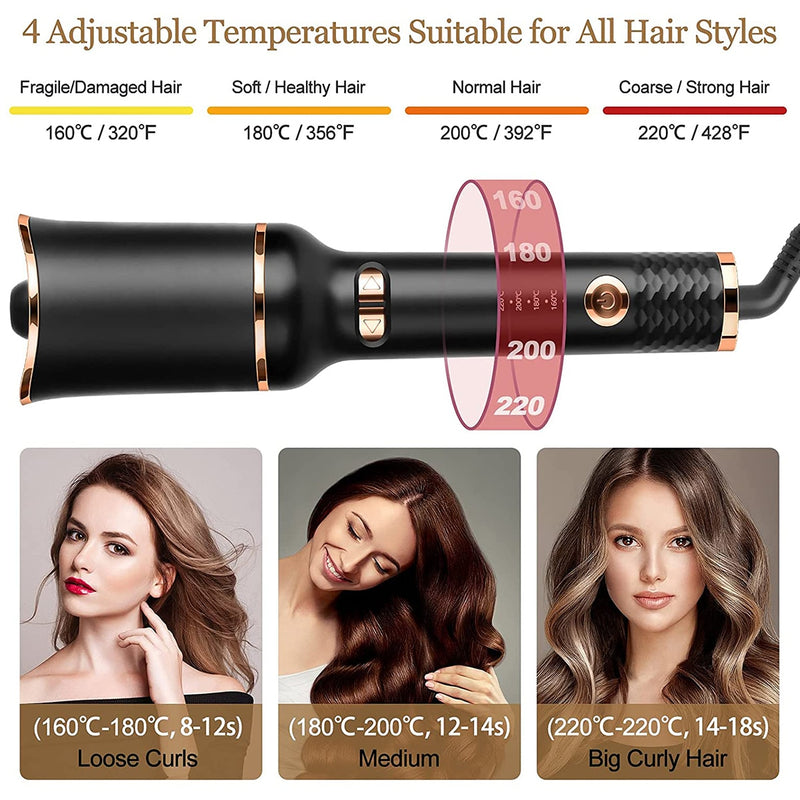 Multi-Automatic Hair Curler Hair Curling Iron LCD Ceramic Rotating Hair Waver Magic Curling Wand Irons Hair Styling Tools