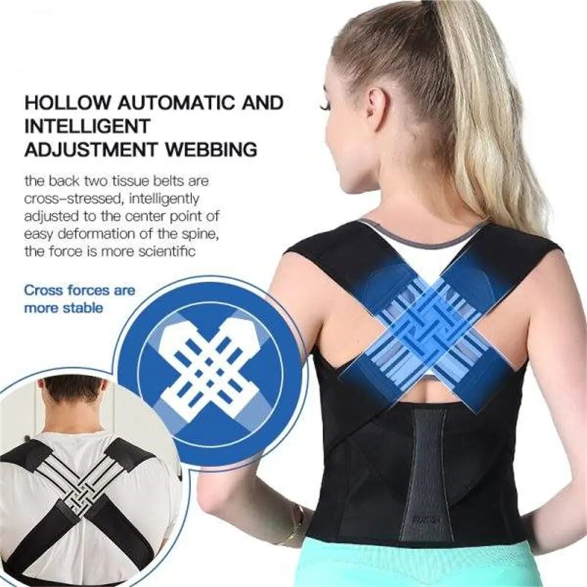 Skin Friendly Back Posture Corrector Belt