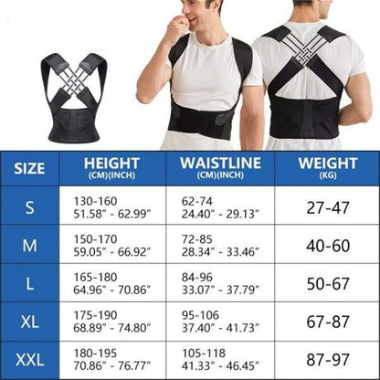 Skin Friendly Back Posture Corrector Belt