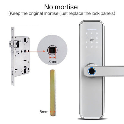 Smart Door Lock, Fingerprint Door Locker Mobile App Door Lock With Passcode and Fingerprint