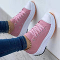 2022 Canvas Shoes Women Fashion Trainers, Sneakers Sport Flat Lace-Up