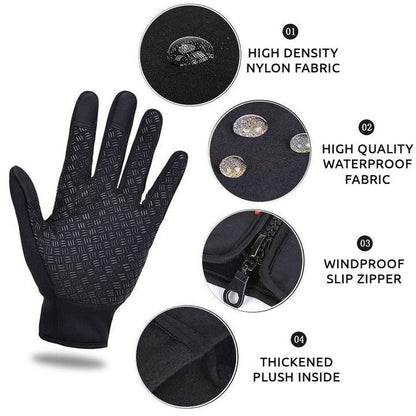 Thermal Gloves | Unisex Touch Screen Winter Gloves For Men & Women, Thin Heated Gloves For Outdoor Work
