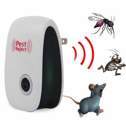 Ultrasonic Mice Repeller Pest- Get Rid Of Mice In 48 Hours Or It's FREE