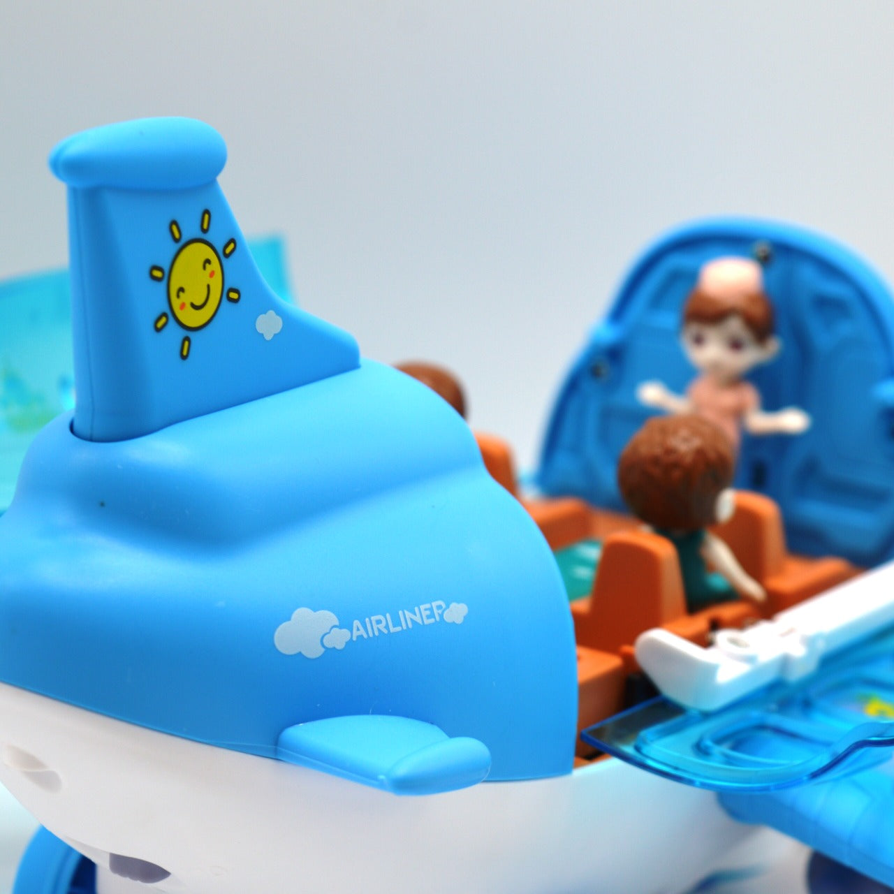 Musical Universal Airplane with Passengers, Toys Model For Boys Kids Toddlers Gift Simulation Cargo Plane