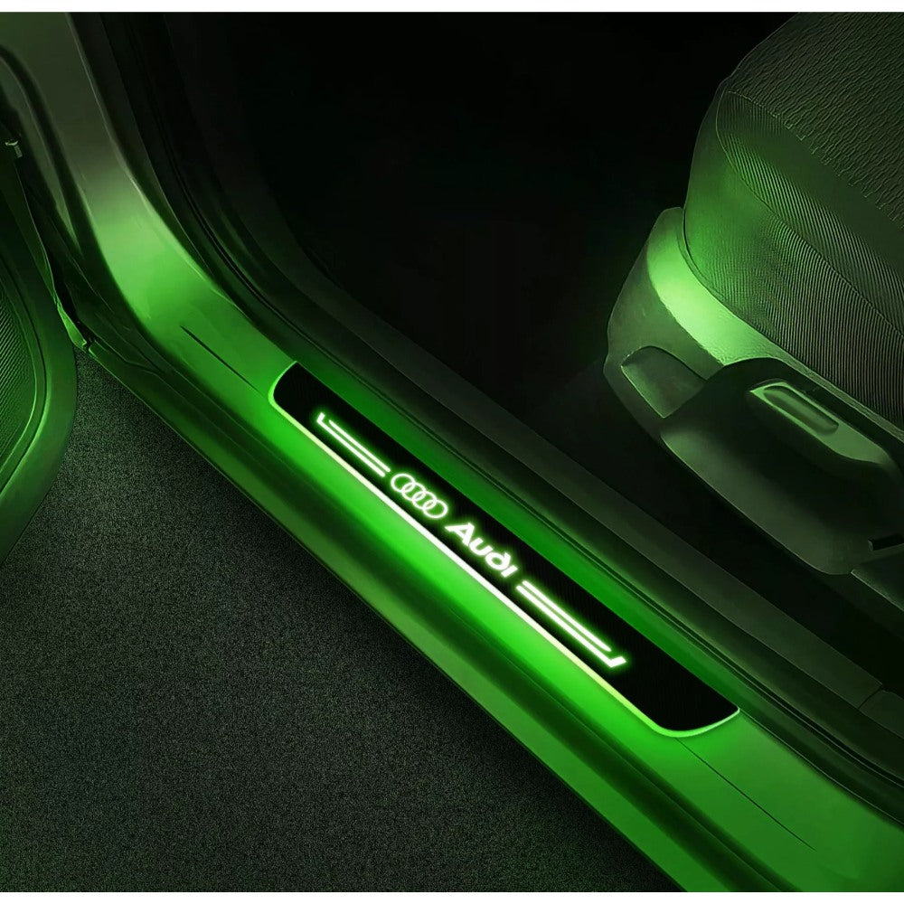 LED Door Sills Pro, Customized Illuminated Car Door Strips Light, Colorful RGB Bar, Toyota, Ford, Mercedes, Tesla