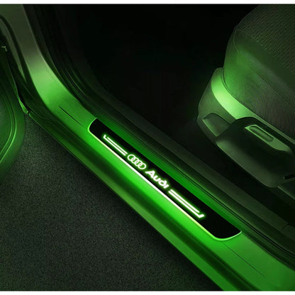 LED Door Sills Pro, Customized Illuminated Car Door Strips Light, Colorful RGB Bar, Toyota, Ford, Mercedes, Tesla