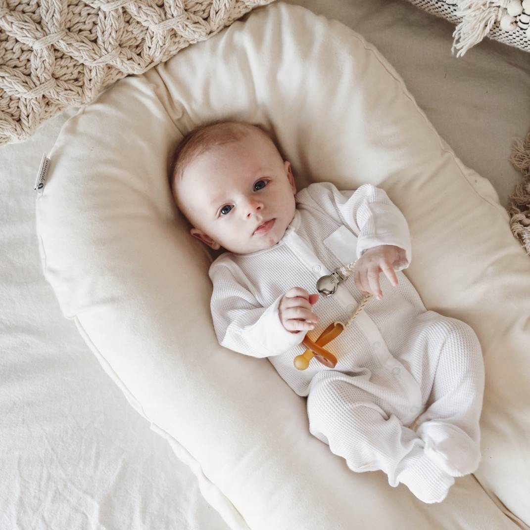 Cushioned Nest Sleep Pillow, Infant Lounger, Baby Registry, Shower Gift, Newborn Essentials Bed