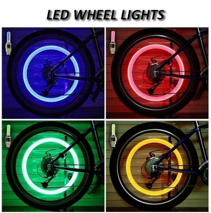 Waterproof Led Wheel Lights, For Cars, Bicycles, Motocycles, Bikes