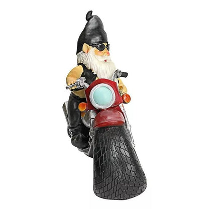 AXLE GREASE, THE BIKER GNOME STATUE  Diva Singer