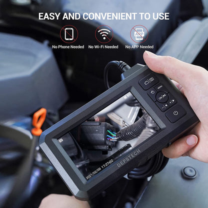 Industrial Endoscope, 1080P HD Digital Borescope with 4.3" LCD Screen 16.5ft