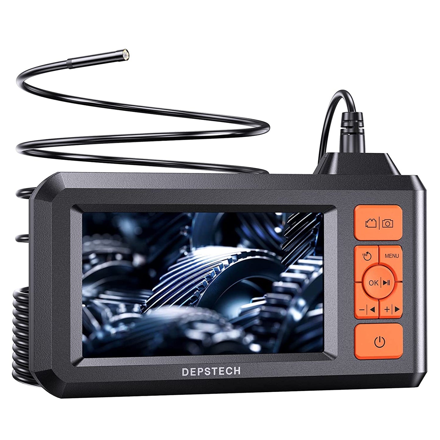 Industrial Endoscope, 1080P HD Digital Borescope with 4.3" LCD Screen 16.5ft