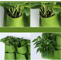 Wall Hanging Planter Pockets  - Modern Flower Pots with Hanging Holes, Vertical Garden Pots for Indoor