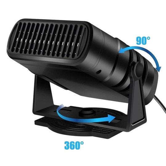 12V 24V Portable Car Heater - Defrost Windshield Snow Low Watt Automotive Space Heater For RV Winter